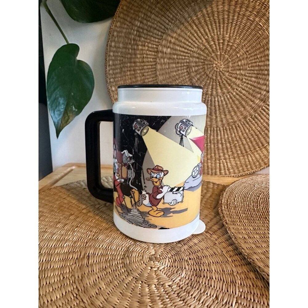 Vintage Disney All Star Resort Mug Cup Coca Cola Plastic Handle